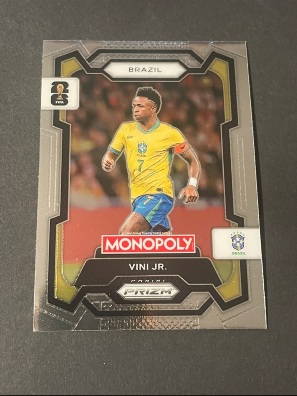 2026 Panini Prizm Monopoly Fifa World Cup - Vinicius Junior #14 Base Card